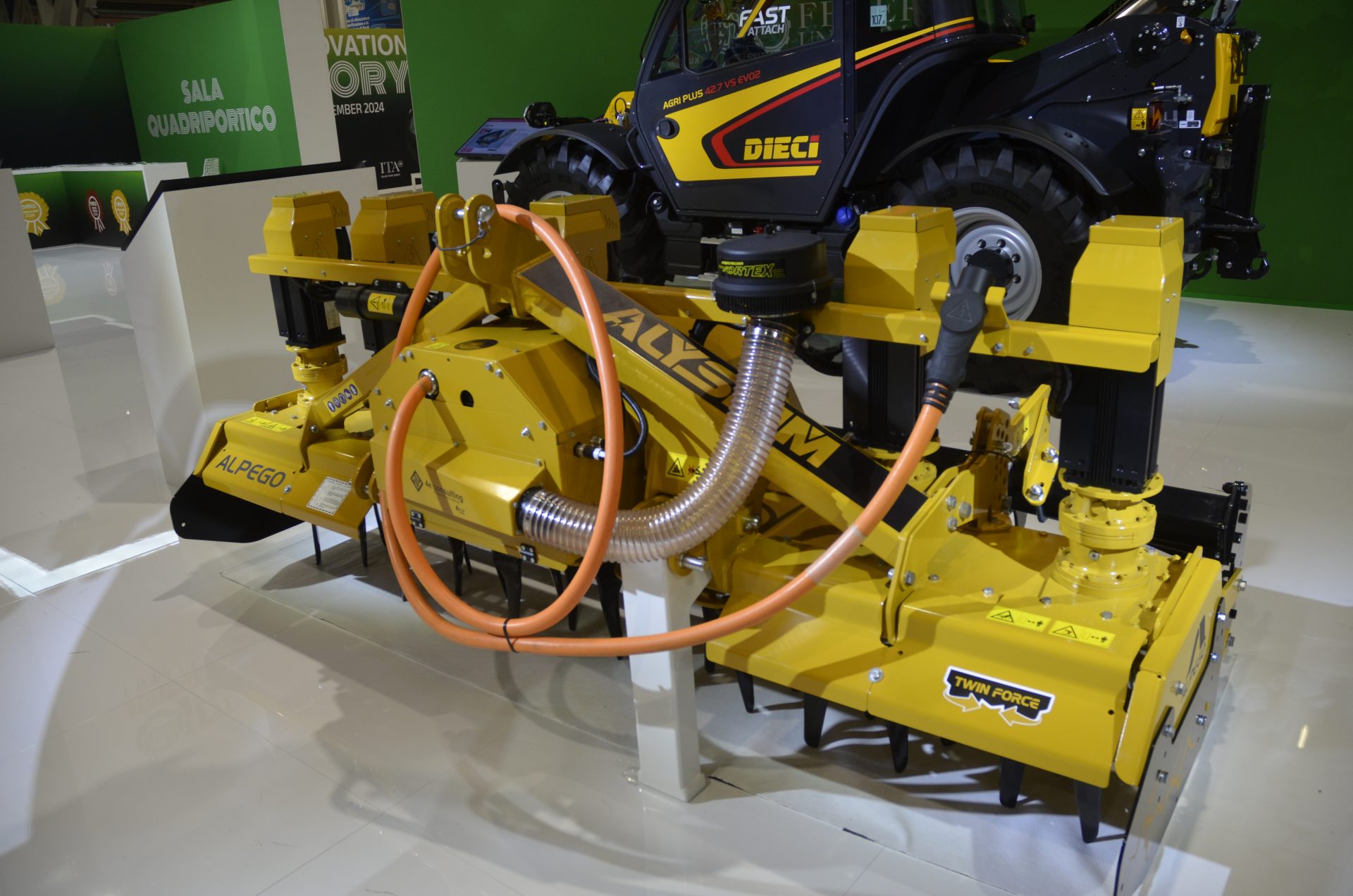 Alpego electric power harrow