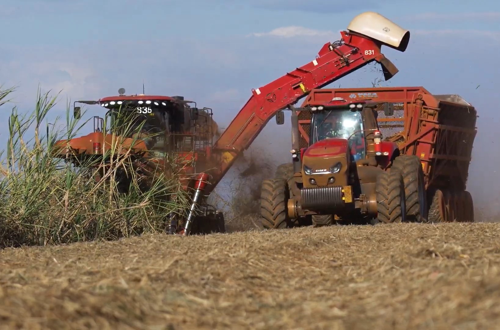 Case IH tests ethanol-powered sugar cane harvester