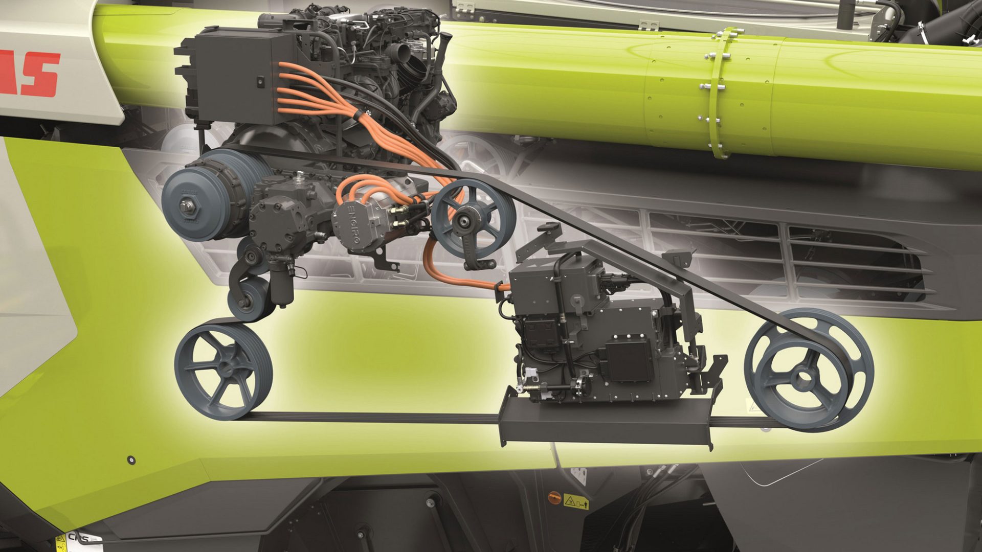 Claas tests semi-electric combine and full electric telehandler