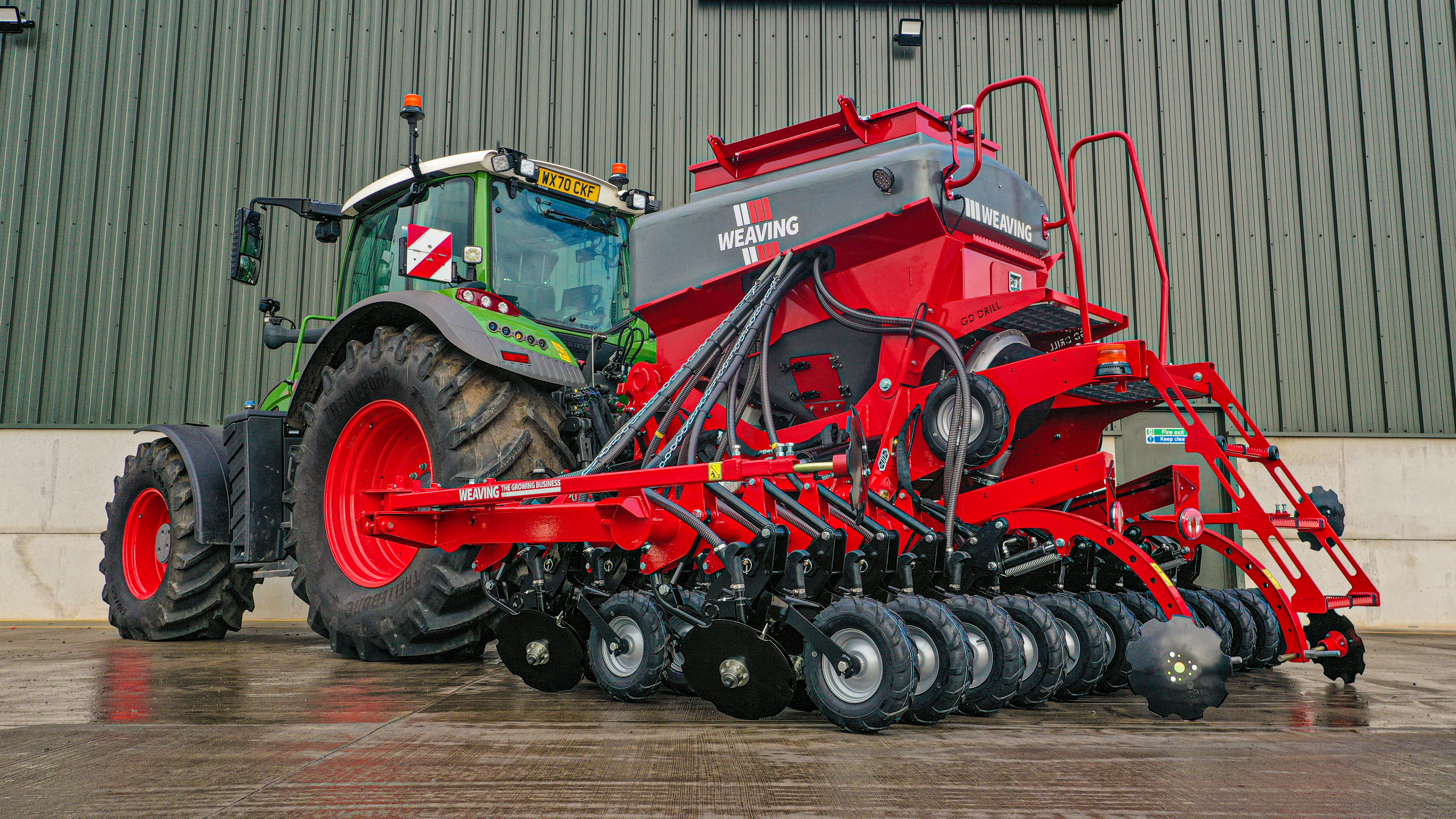 Compact drill for small farms
