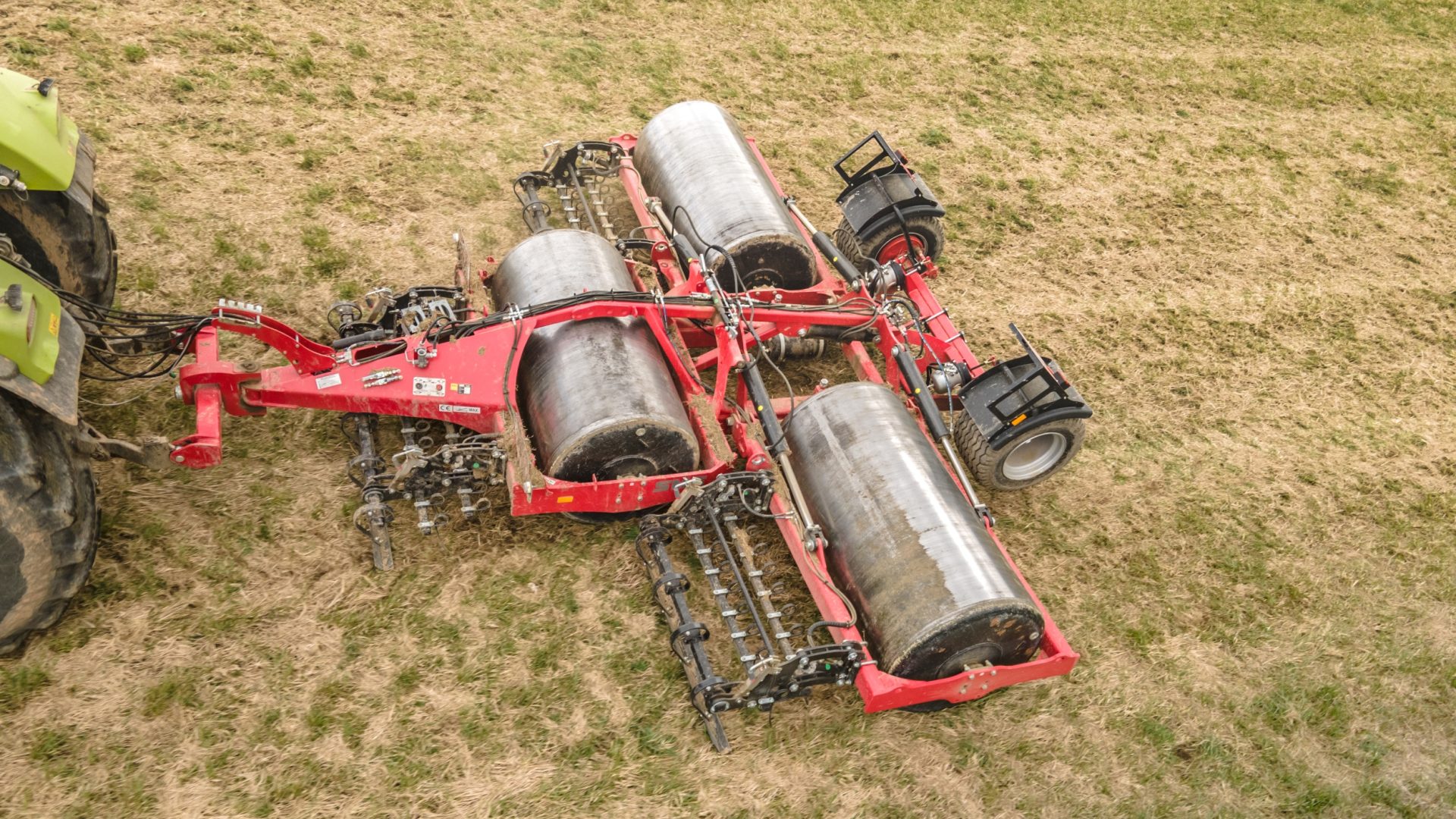 Eleven tonne grassland roller