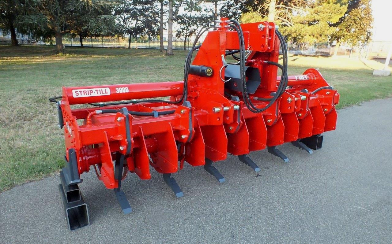 KRM powered strip till cultivator