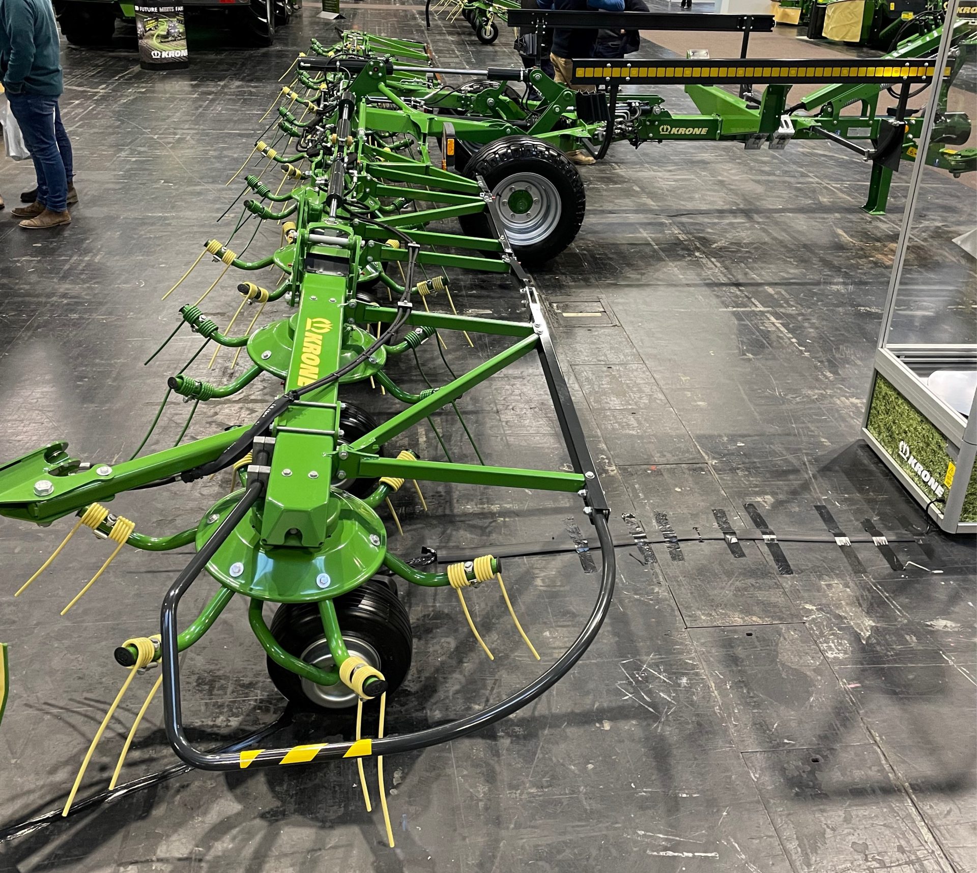 Krone shows 11.2m trailed tedder