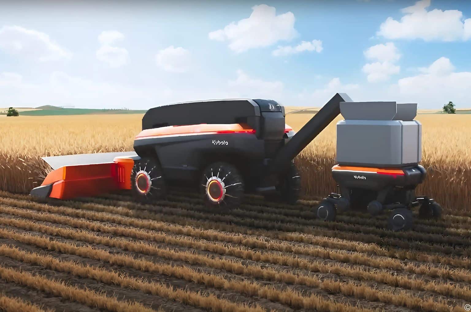 Kubota robots in Future City   