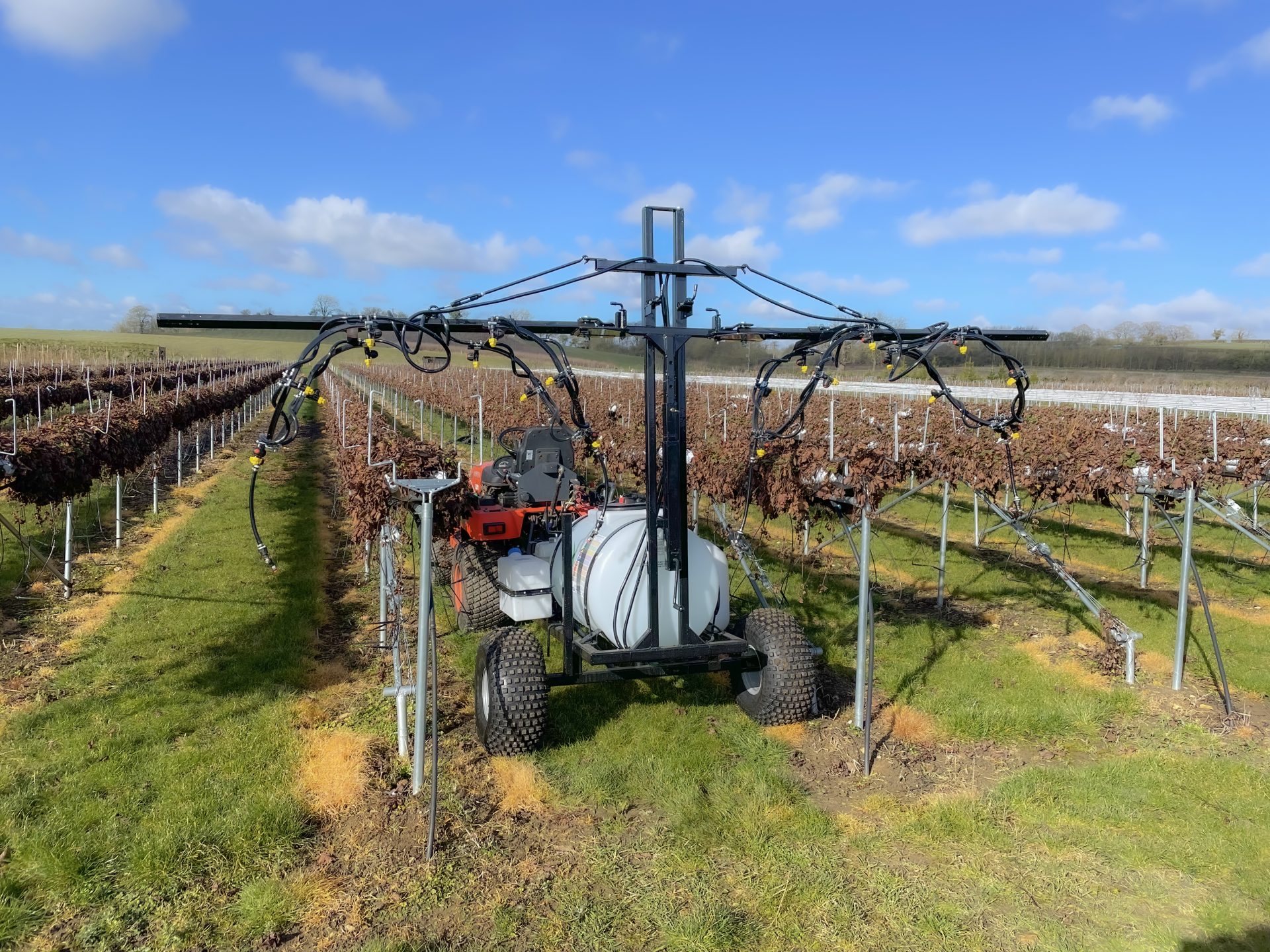 New bespoke sprayer designed for strawberry plants