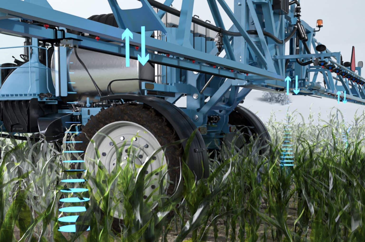 Radar sensors detect precise distance