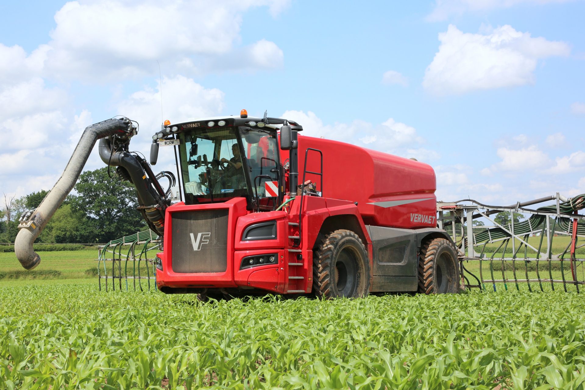 Row-crop wheels for Vervaet Quad