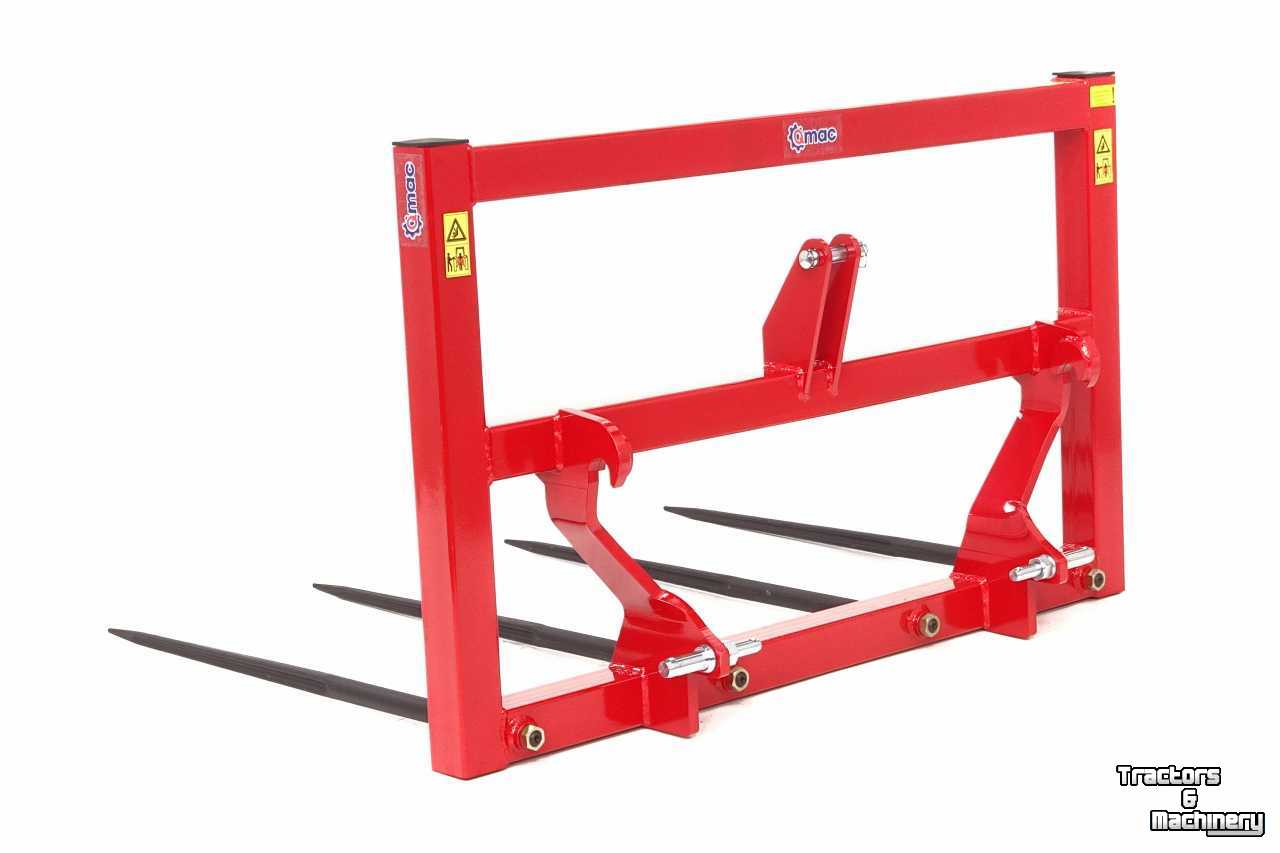 Bale spike / Bale spear Qmac Balenvork Balendrager Balentransportgaffel 4-tands