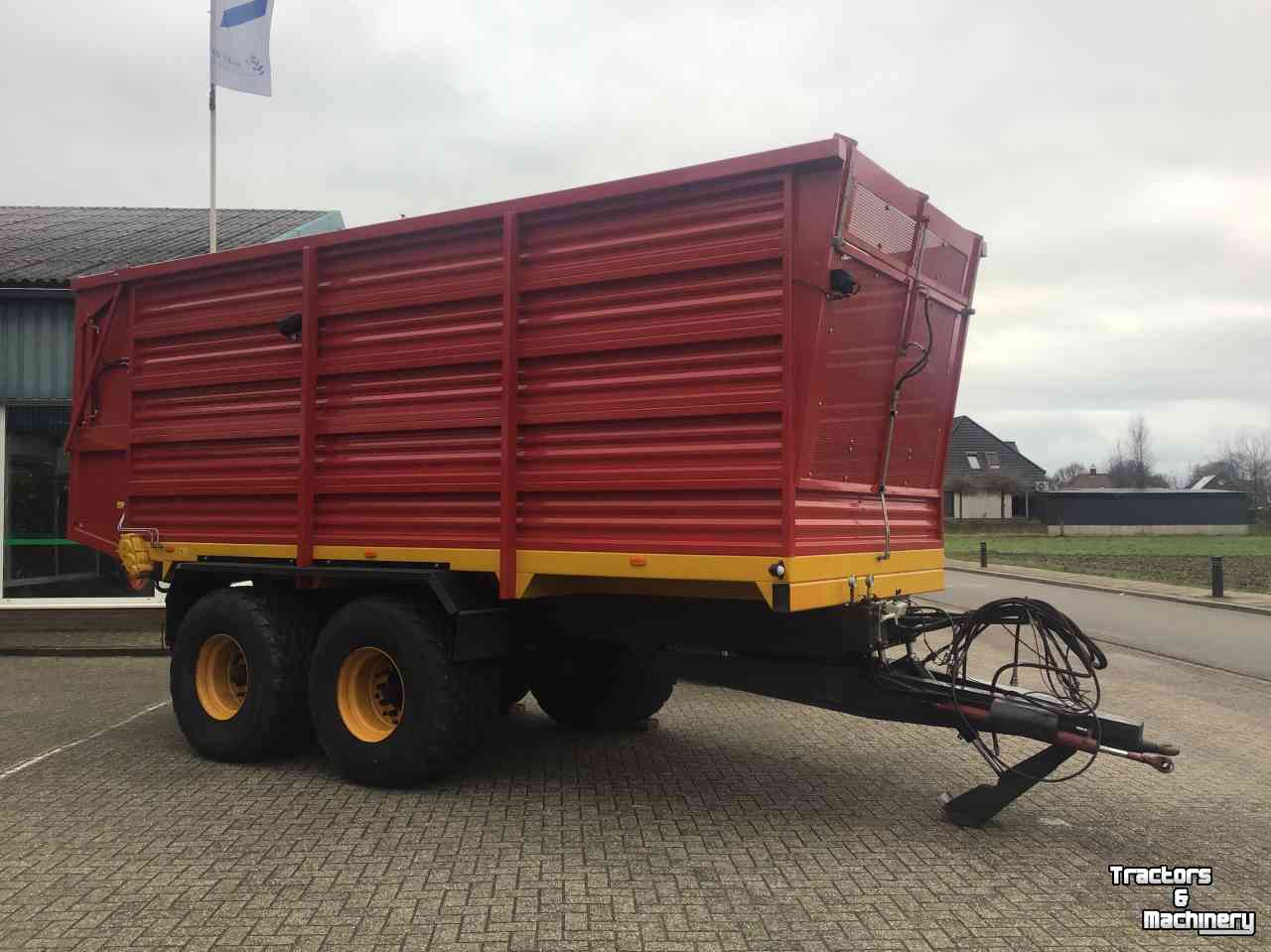 Dumptrailer Schuitemaker kiepende silagewagen