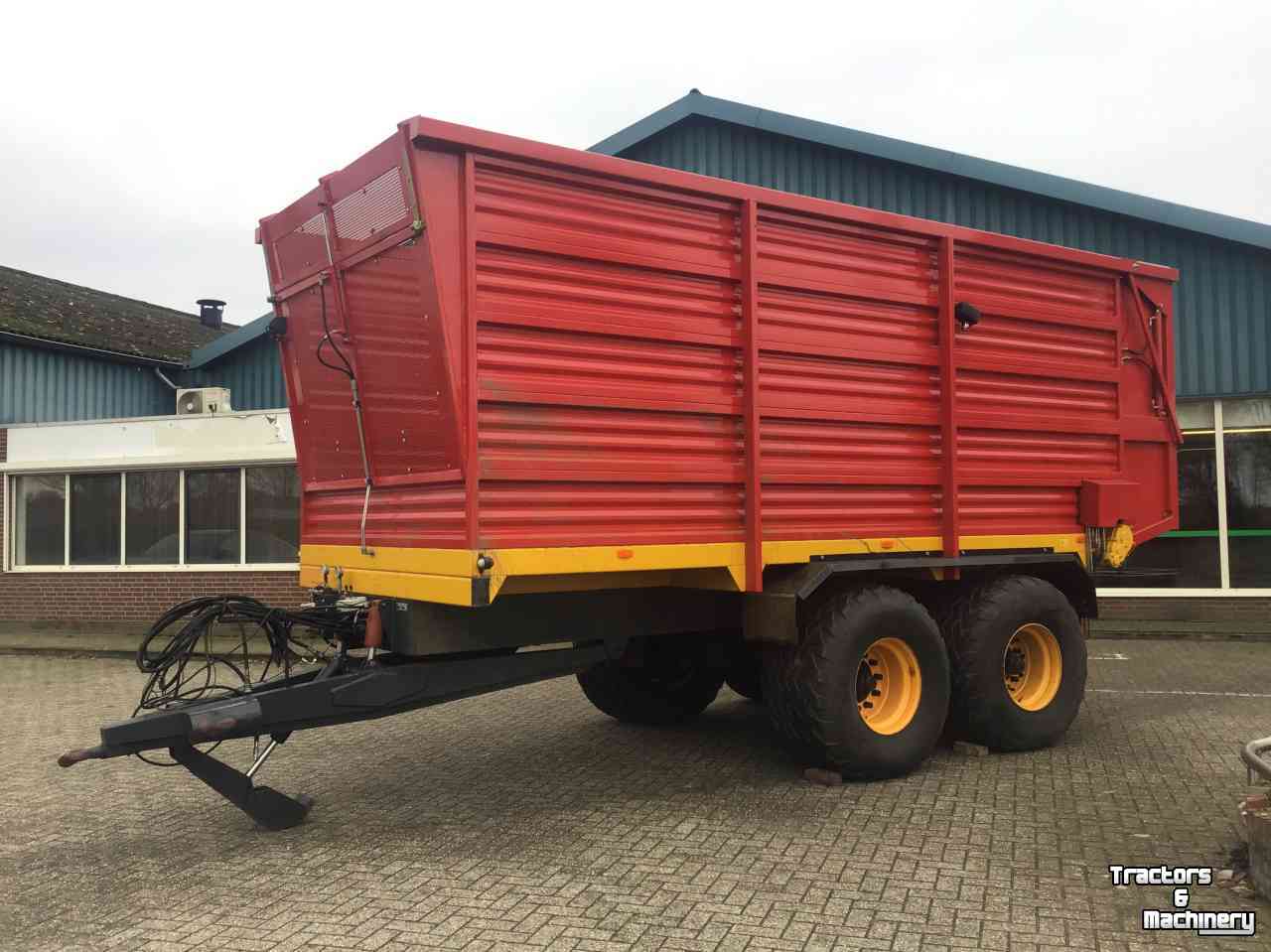 Dumptrailer Schuitemaker kiepende silagewagen
