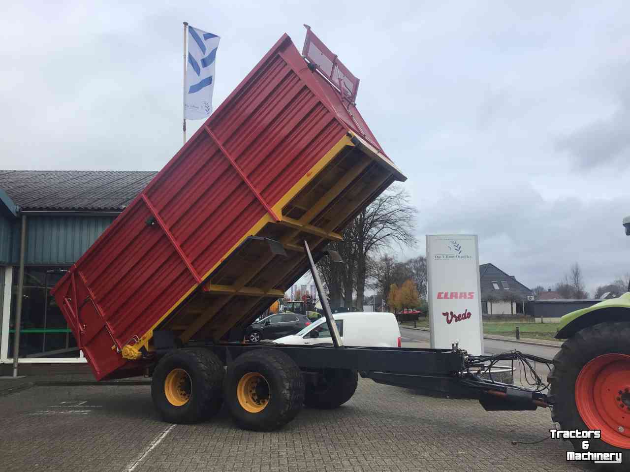Dumptrailer Schuitemaker kiepende silagewagen