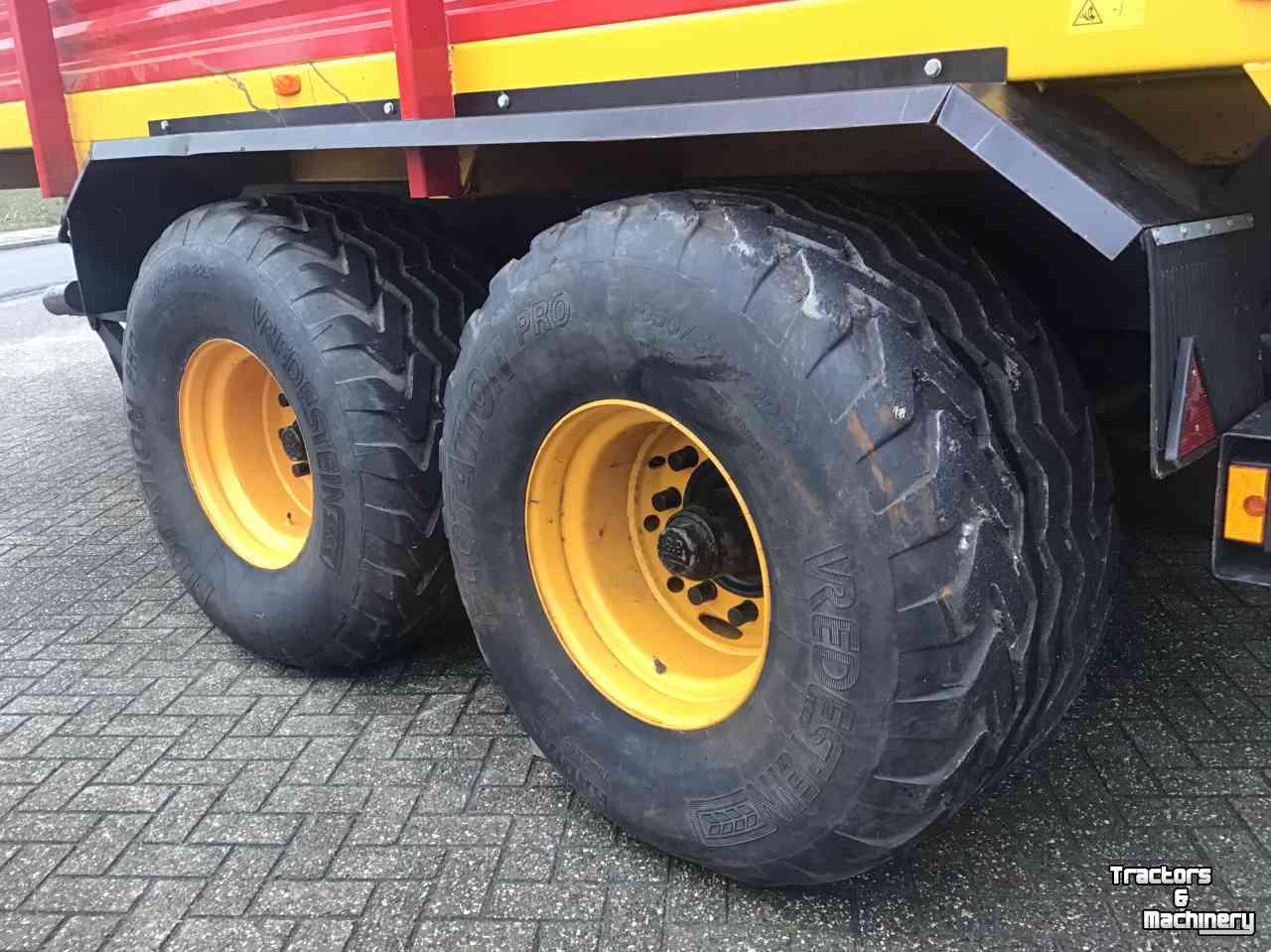 Dumptrailer Schuitemaker kiepende silagewagen
