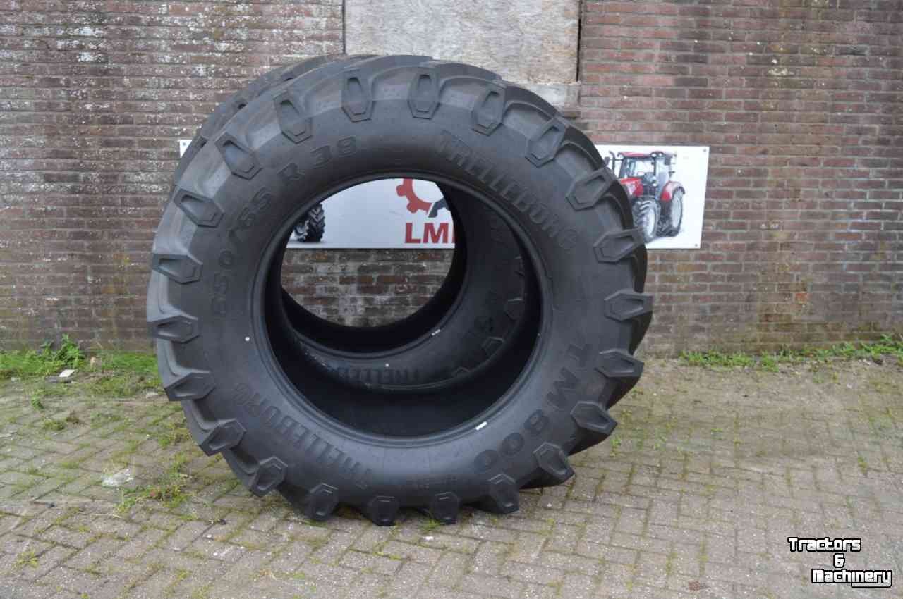 Wheels, Tyres, Rims & Dual spacers Trelleborg 650/65r38 demontage
