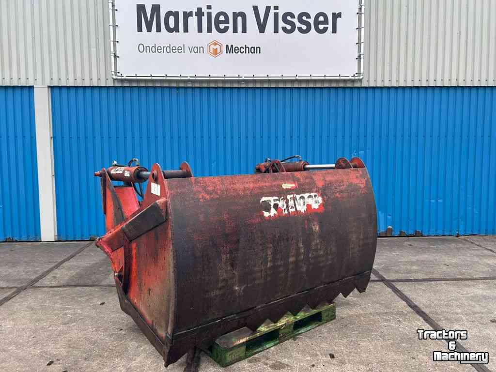 Silage cutting bucket Redrock 200 Kuilhapper Q-Fit