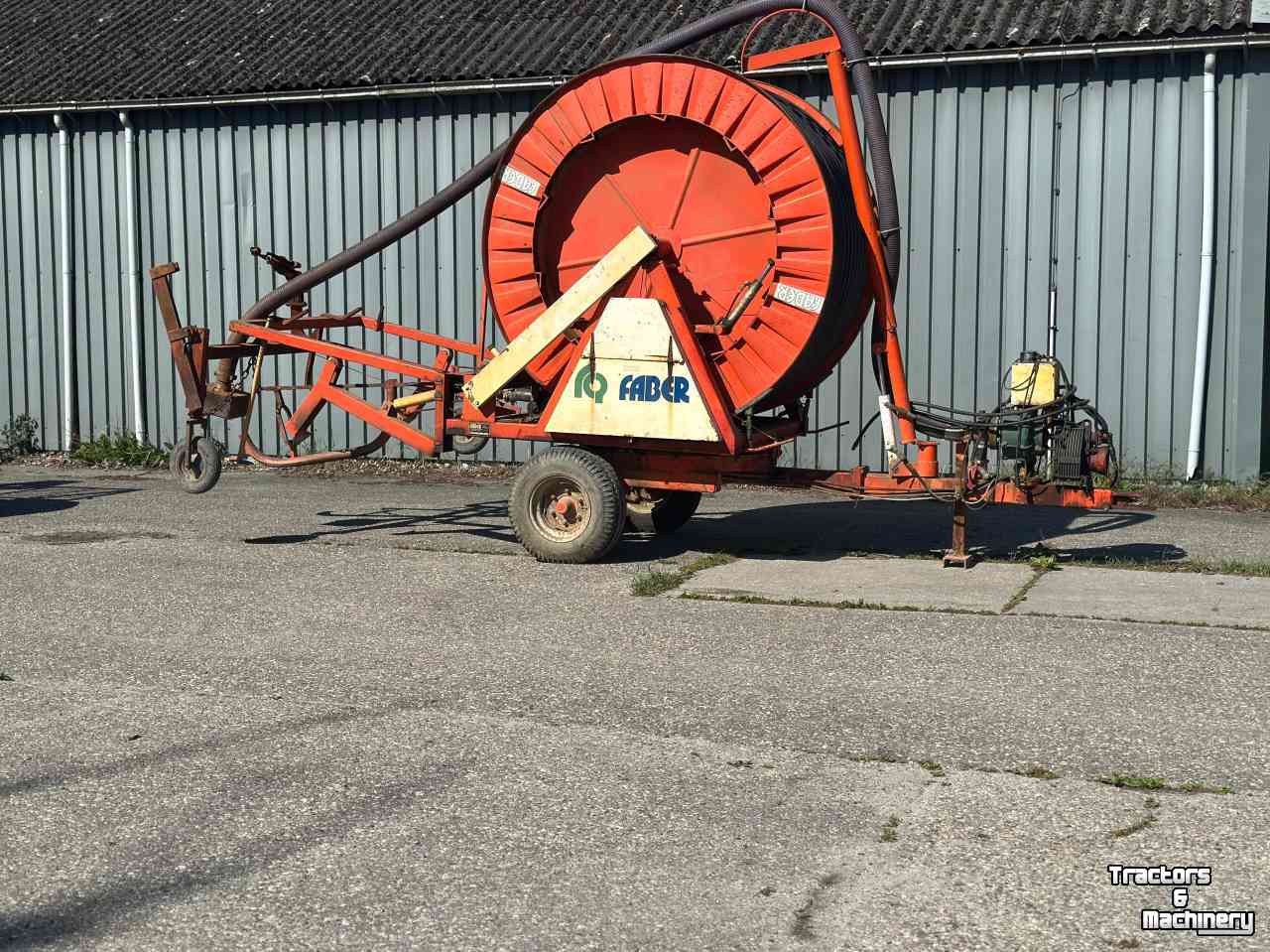 Irrigation hose reel Faber Faber beregeningshaspel 90-290 Draaikrans - VT100 - met drukknoppensysteem