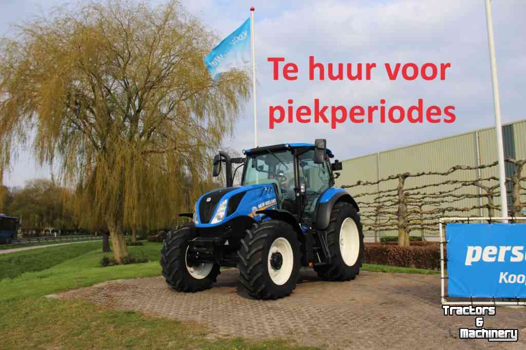 Tractor New Holland T6 en T7 modellen te huur voor piek periodes!