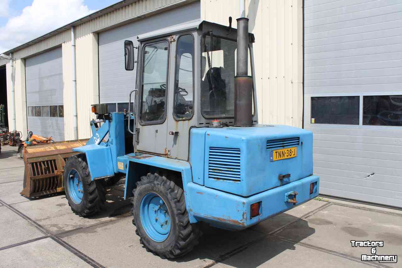 Wheelloader Zettelmeyer ZL602 shovel wiellader met bak, palletvork en puinriek Deutz motor