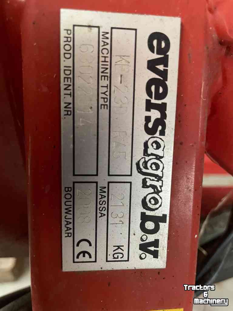 Cultivator Evers Welsch 23 tands hydr. opklapbaar met rollen