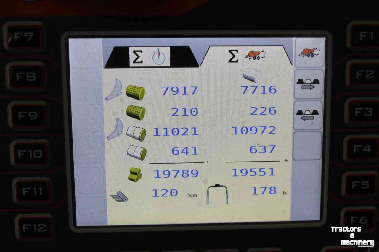 Balers Kuhn VBP3165 variabele ronde balenpers/wikkelcombinatie Foliebinding 3D wikkelaar