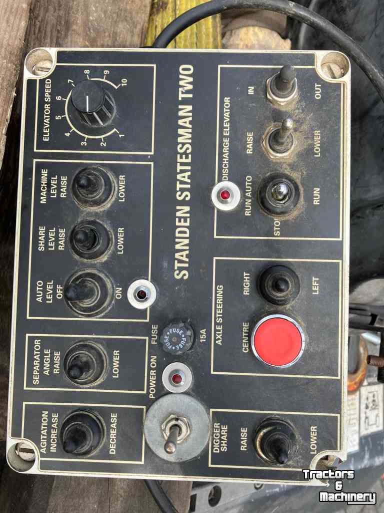 Onion harvester Standen Statesman two ui lader