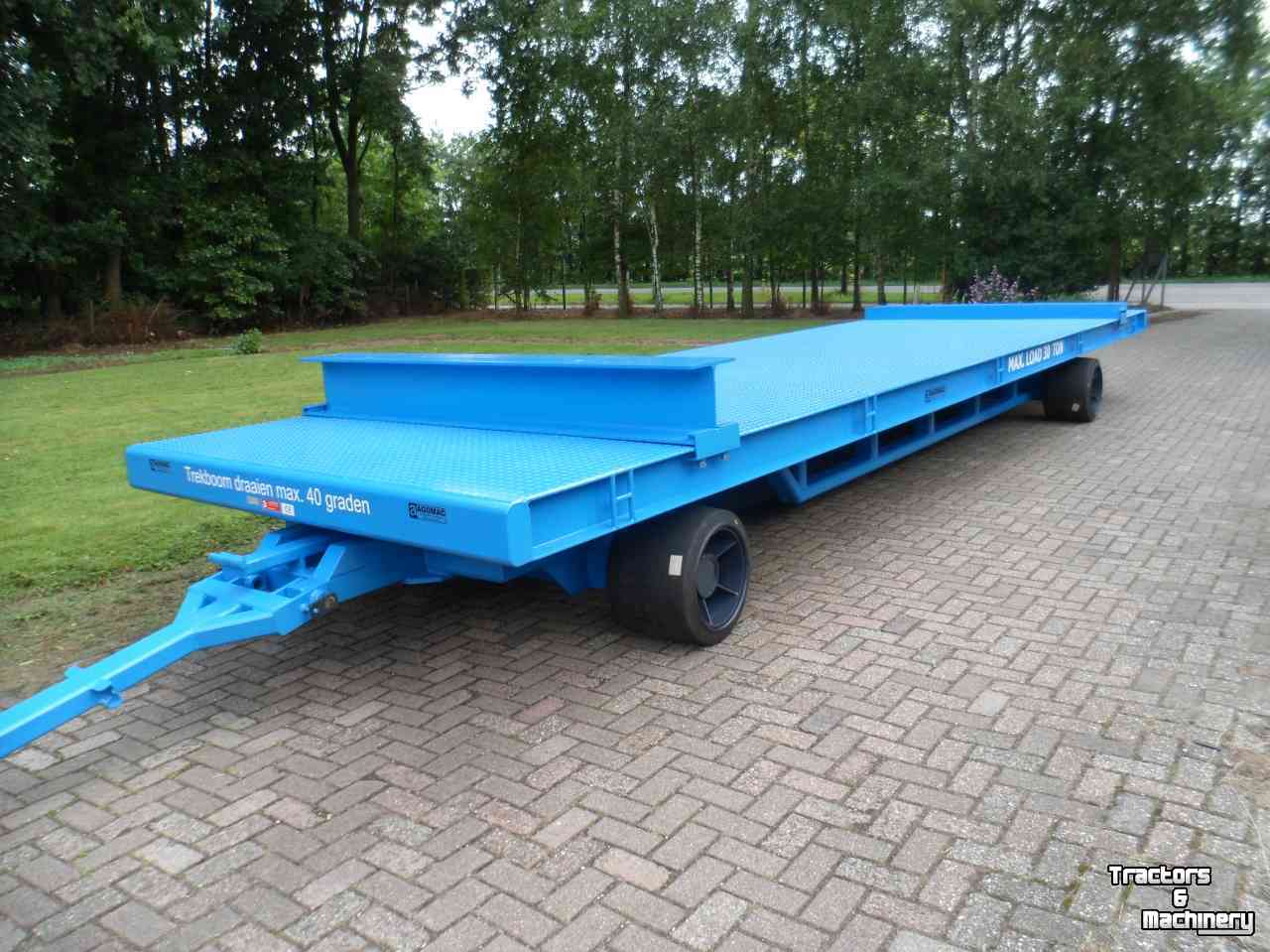 Agricultural wagon Agomac Zwaar transportwagen 30 ton