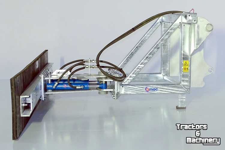 Manure scraper Qmac Module Mestschuif met rubbermat Mailleux aanbouw