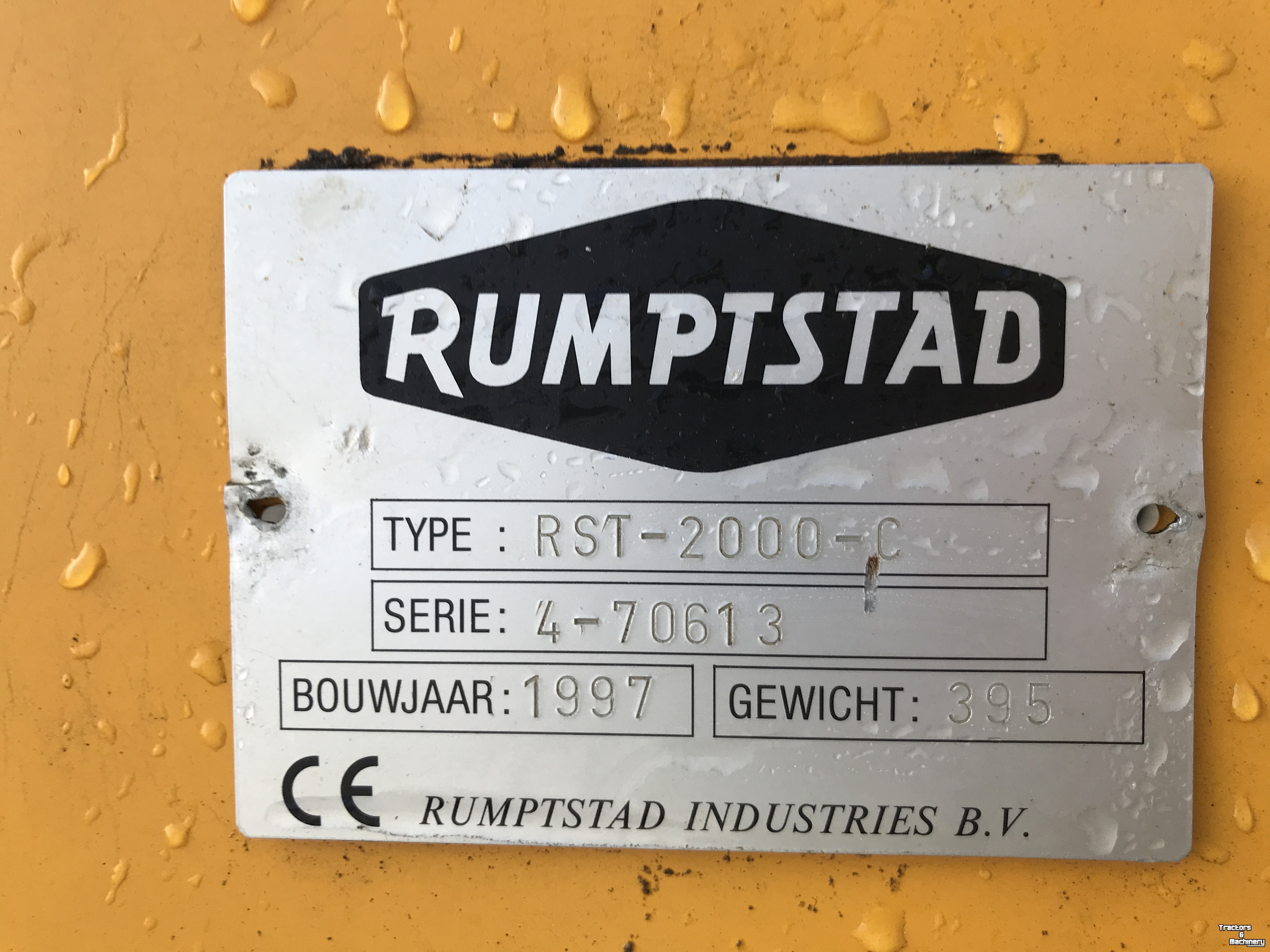 Furrow presses Rumptstad Frontpakker / Vorenpakker