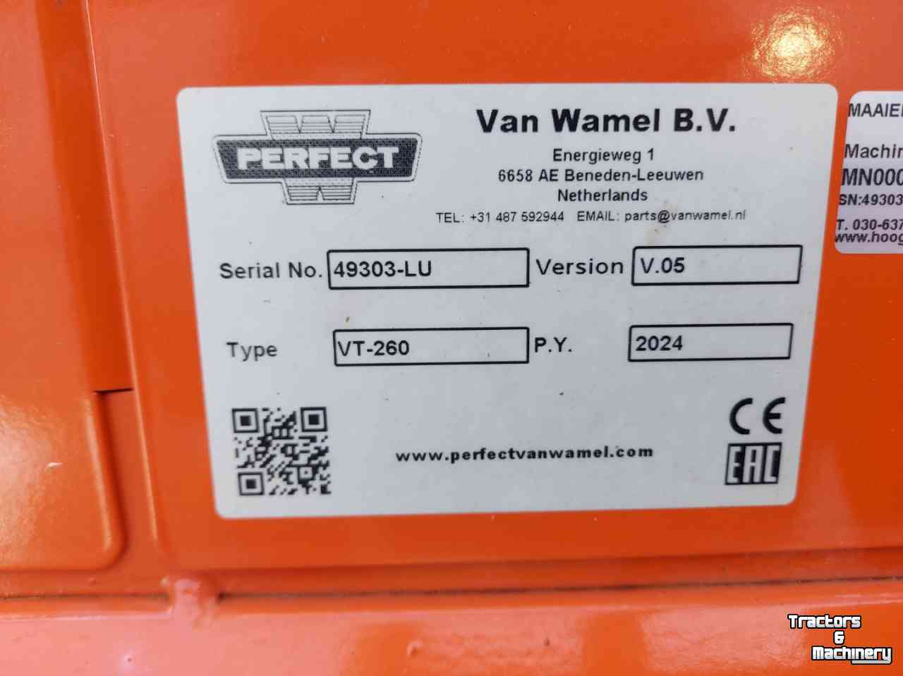Rotary mower Perfect VT-260 Boomgaardmaaier
