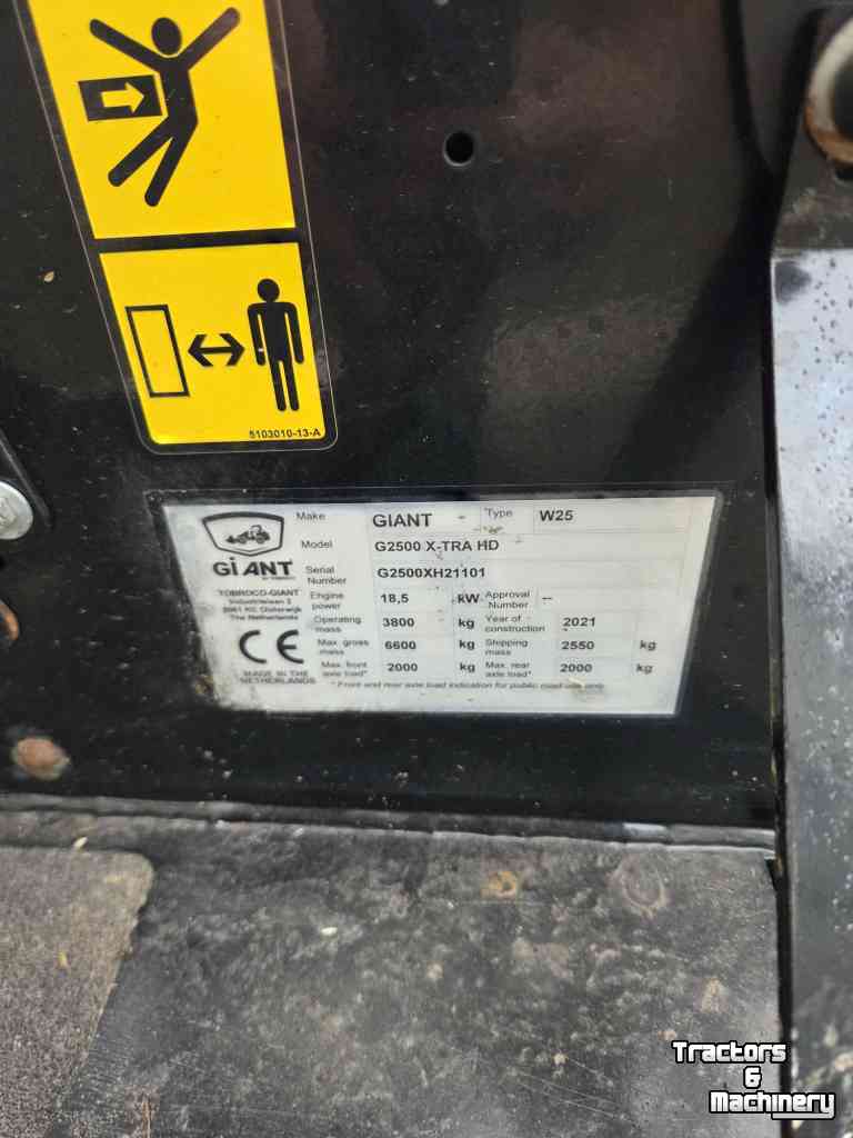 Wheelloader Giant G2500HD X-tra                                      G2500XH21101