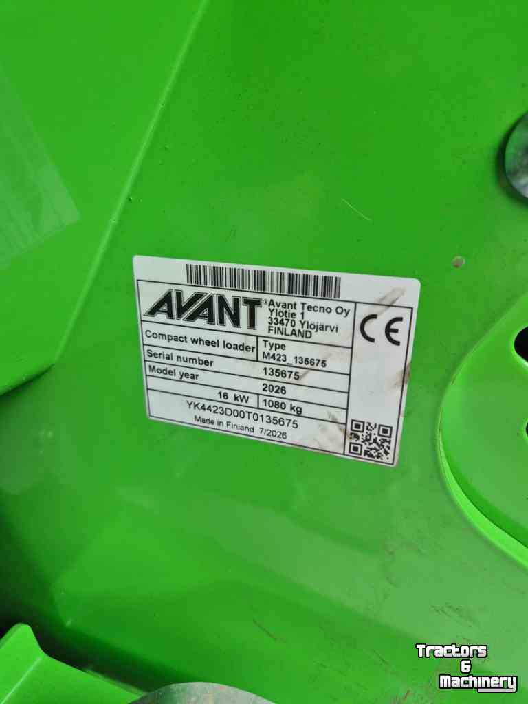 Telehandler Avant 423 TDL