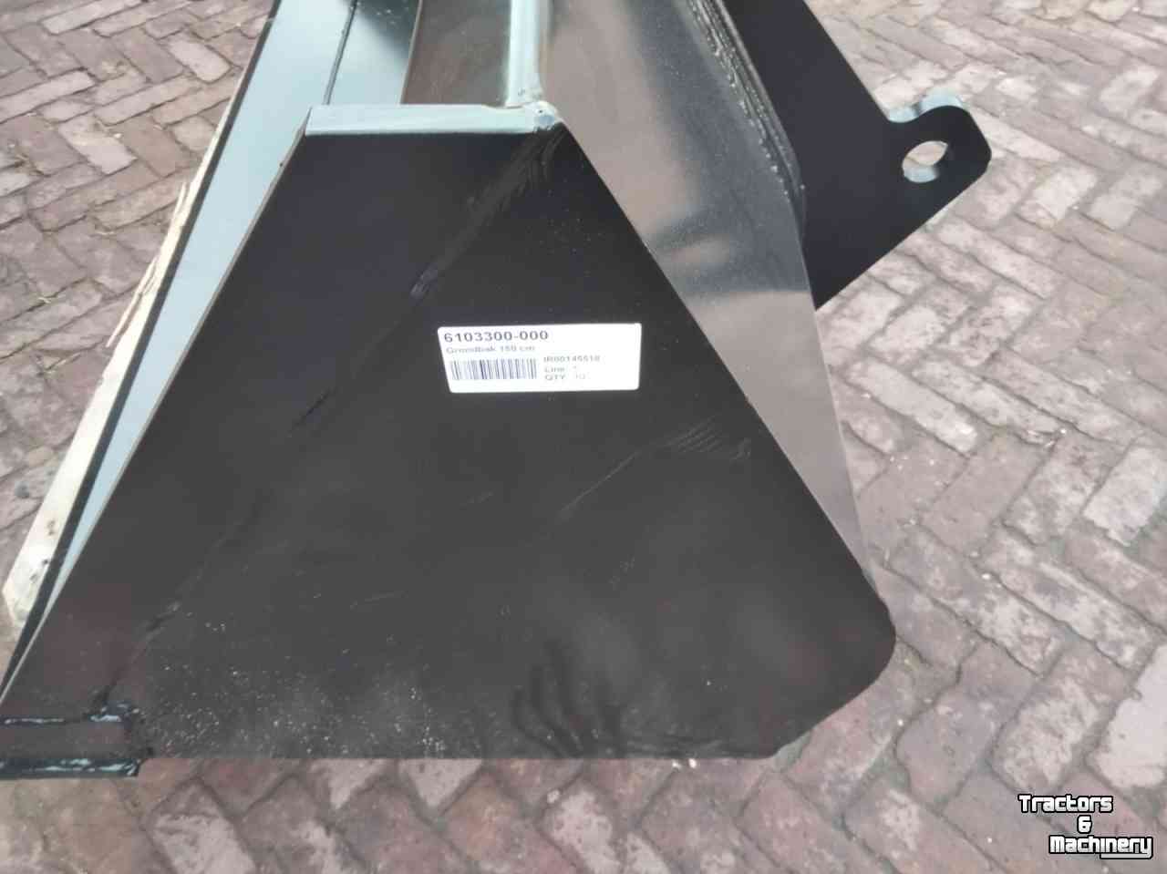 Excavator buckets Giant Grondbak GA300 1,5 meter Jubileum uitvoering