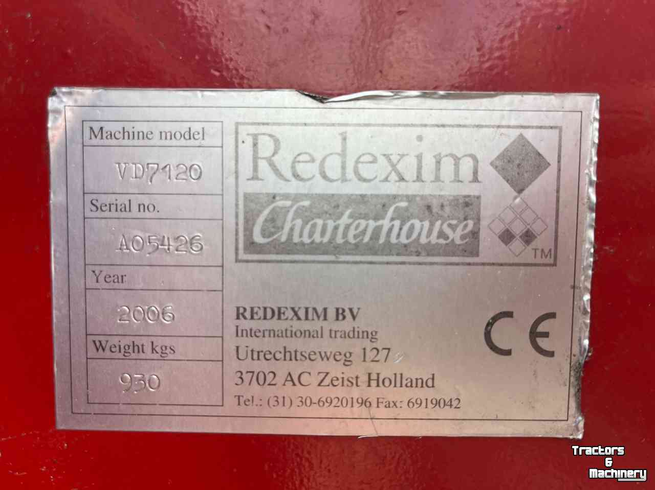 Overtop rotary tiller Rotadairon RD 150