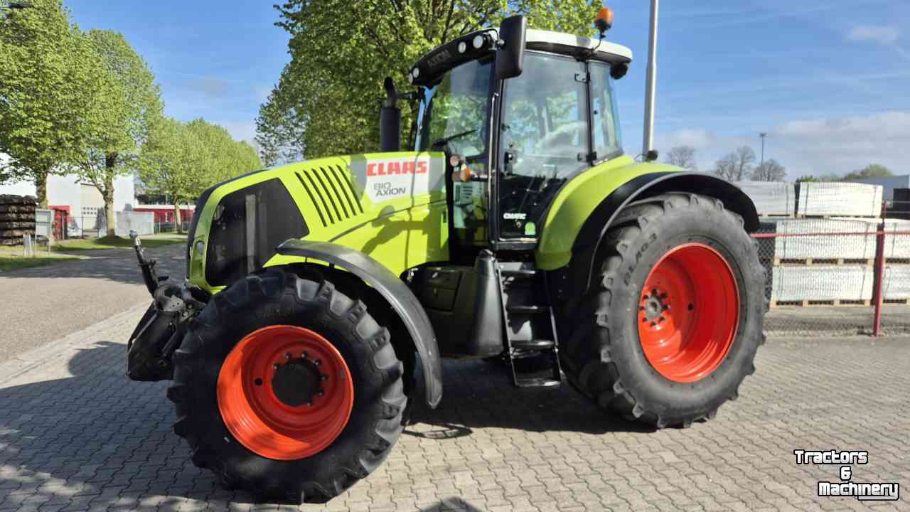 Tractor Claas Axion 810 C-Matic Cebis 50Kmh. Lucht, Fronthef en PTO