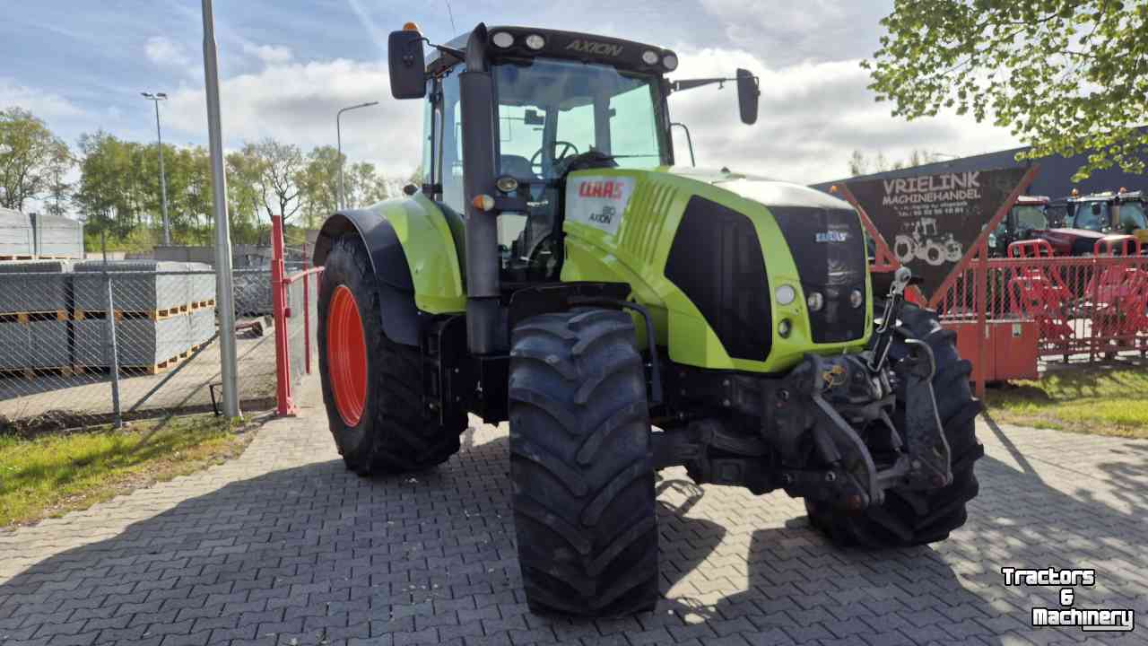 Tractor Claas Axion 810 C-Matic Cebis 50Kmh. Lucht, Fronthef en PTO