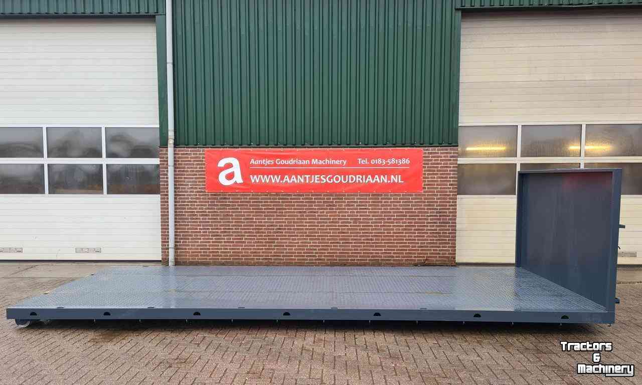 Hooked-arm carrier  Container platform / haark-arm platform