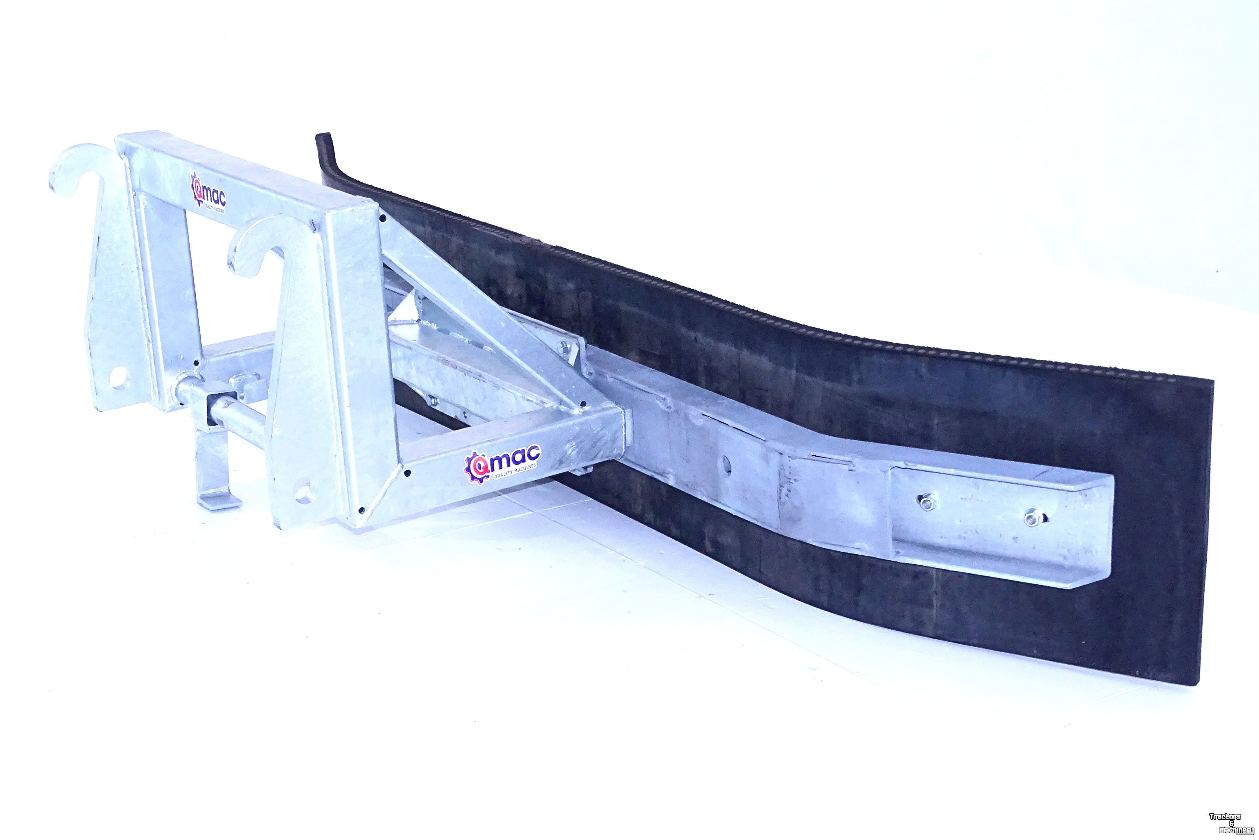 Snow Removal Equipment Qmac Modulo Rubber snow scraper blade 180cm hookup Weidemann