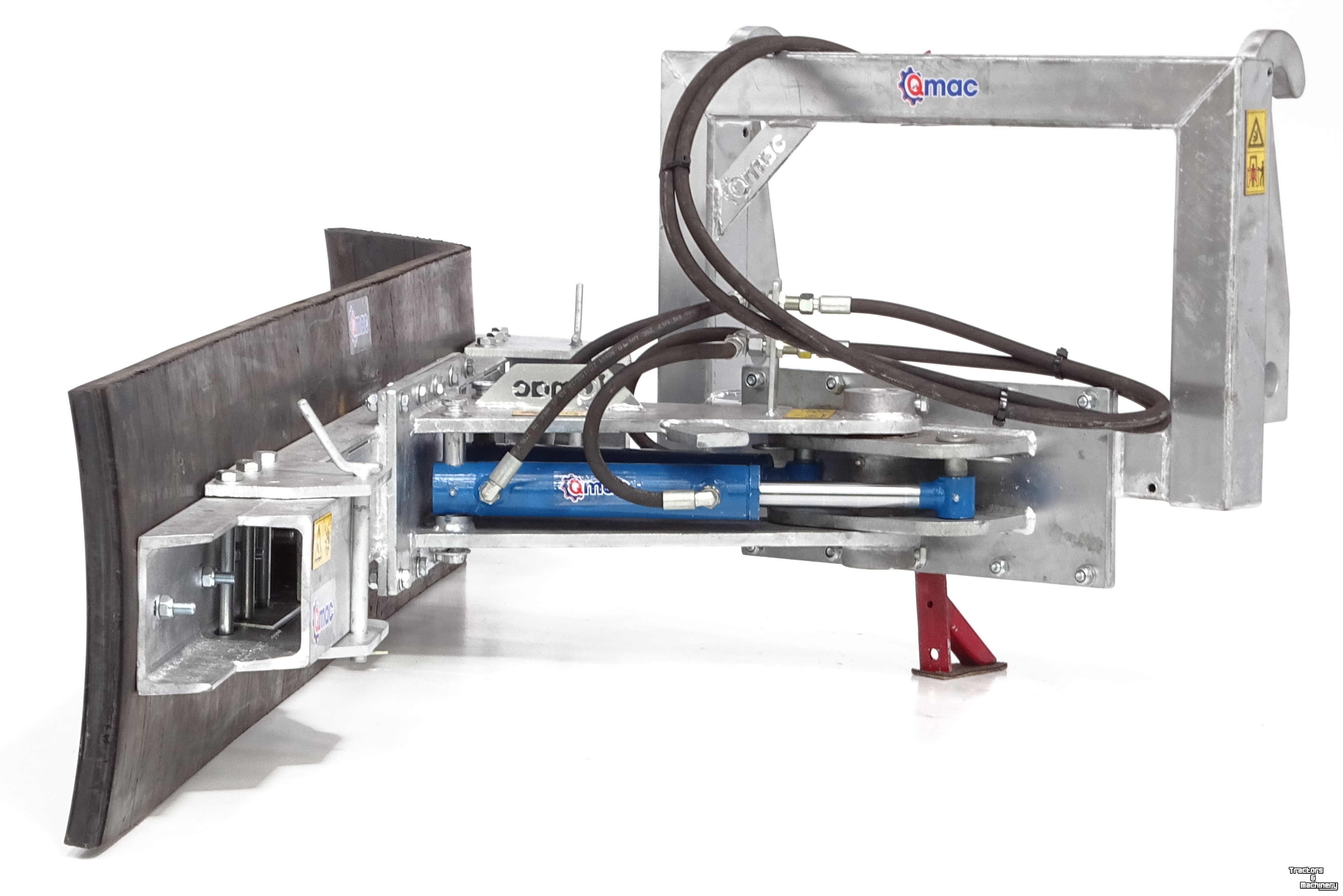 Rubber yard scraper Qmac Modulo Rubberschuif Weidemann aanbouw