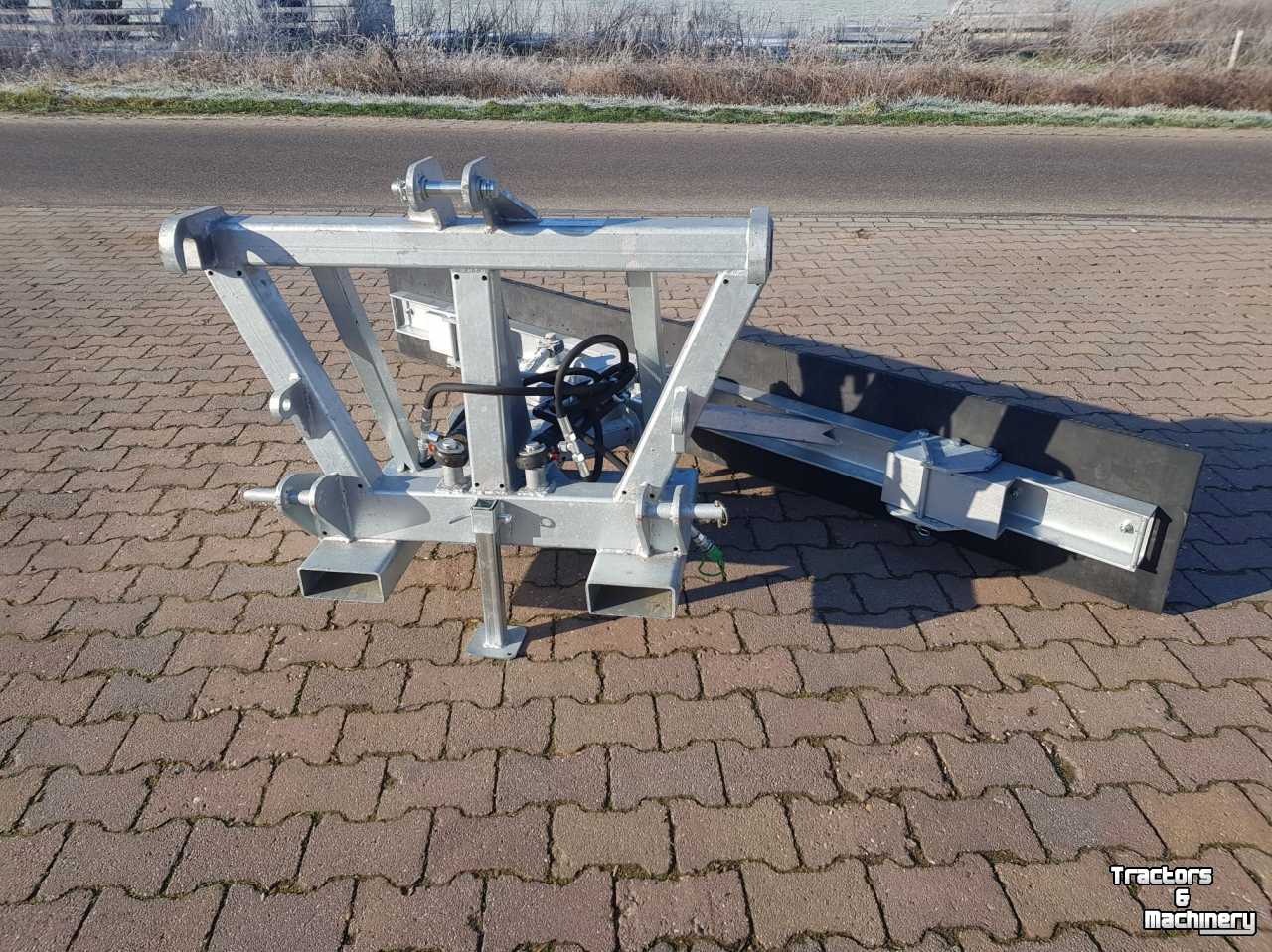 Rubber yard scraper GRS Rubber schaaf schuif hydraulisch