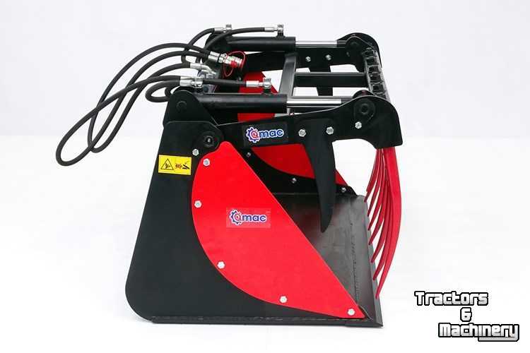 Silage Grabbucket / Grabfork Qmac Krokodillenbak Pelikaanbak Pelikaangrijper 1.60 mtr