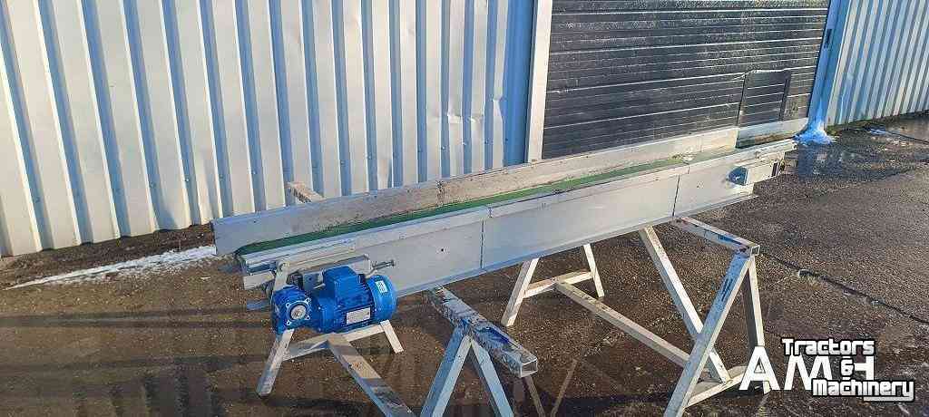 Conveyor  Transportband 2420x250 mm / doorvoerband / vlakke band / flat conveyor belt / flachband / förderband