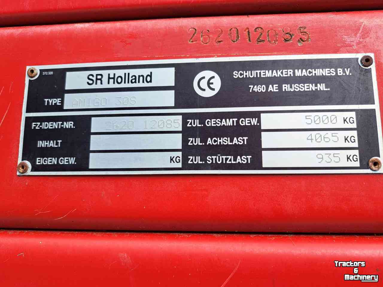 Silage-block distribution wagon Schuitemaker Amigo 30S