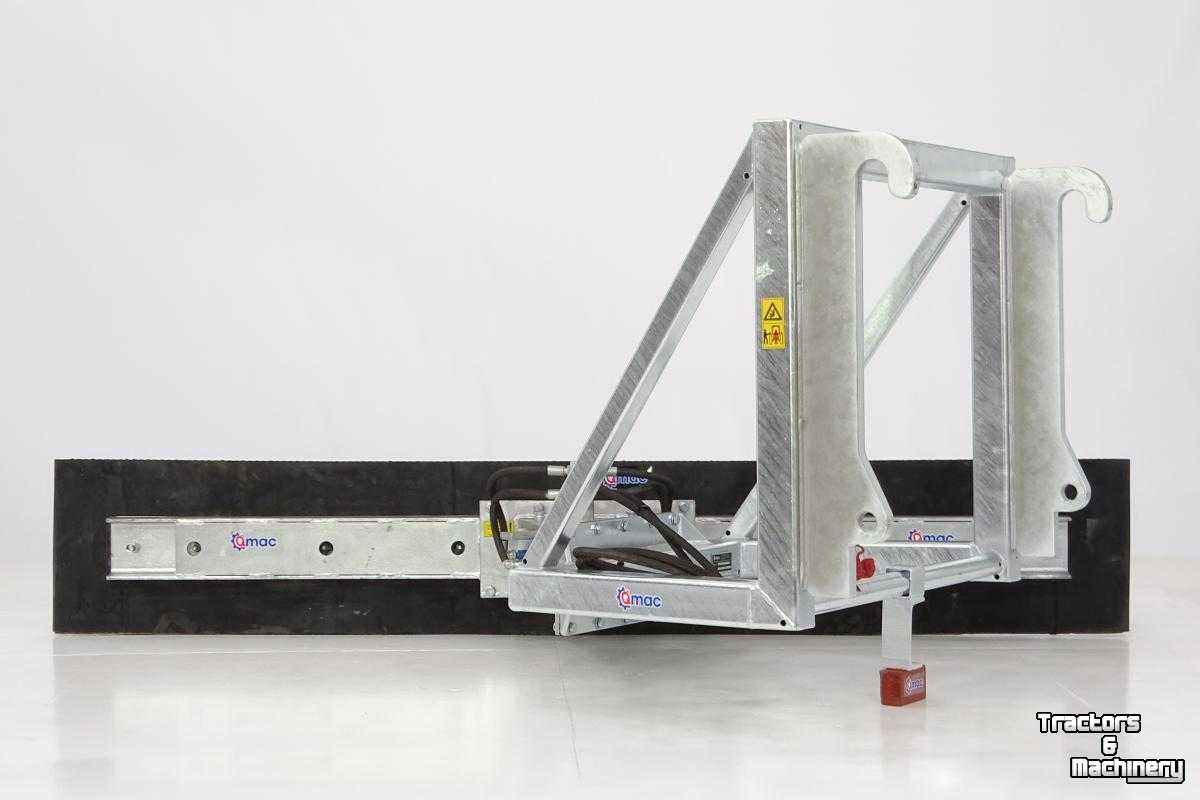Feed Blade / Slide Qmac Modulo Rubber Voerschuif 180 cm met  JCB Q-Fit aanbouw
