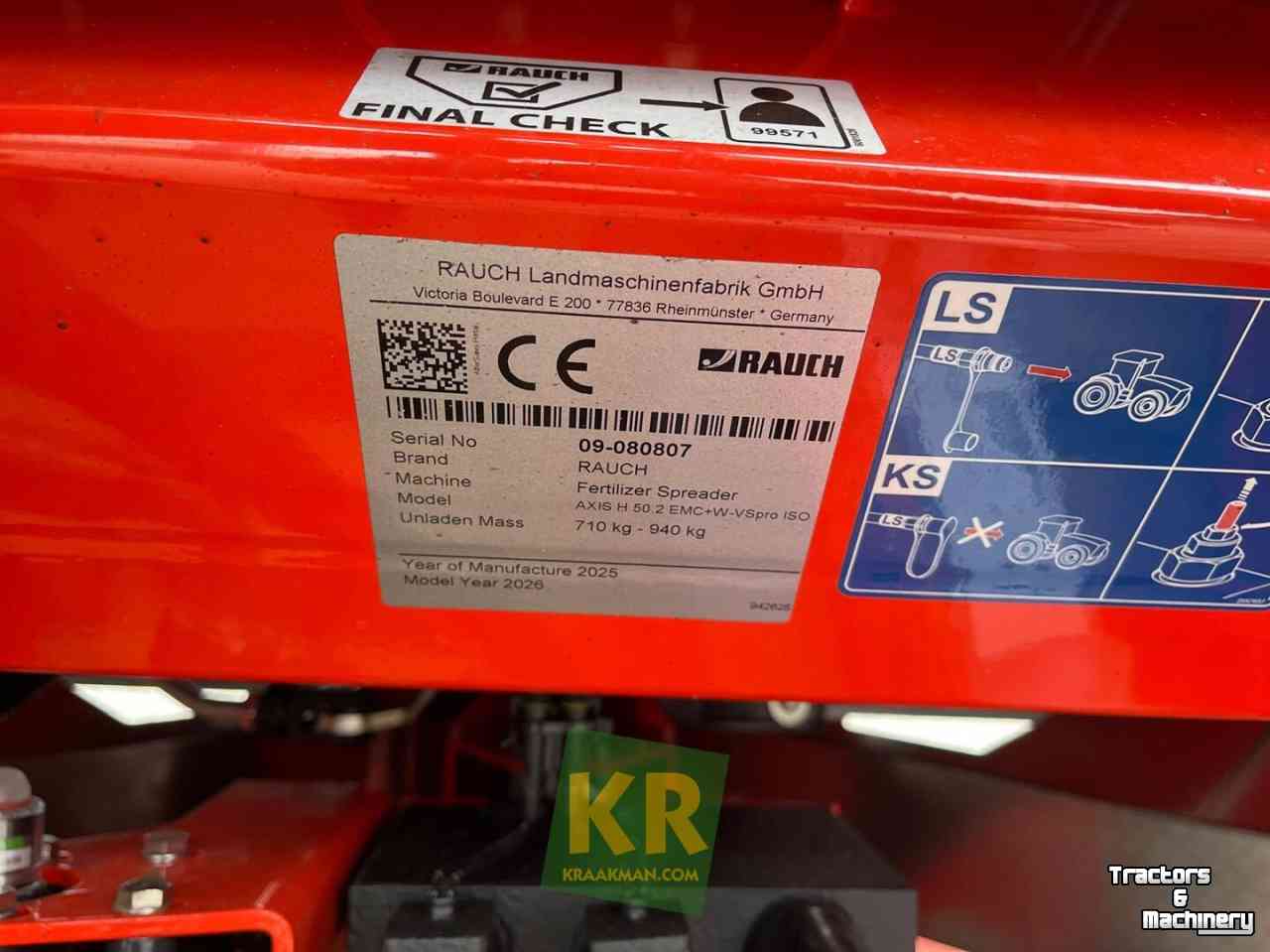 Fertilizer spreader Rauch AXIS H50.2 EMC+W VARISPREADPRO
