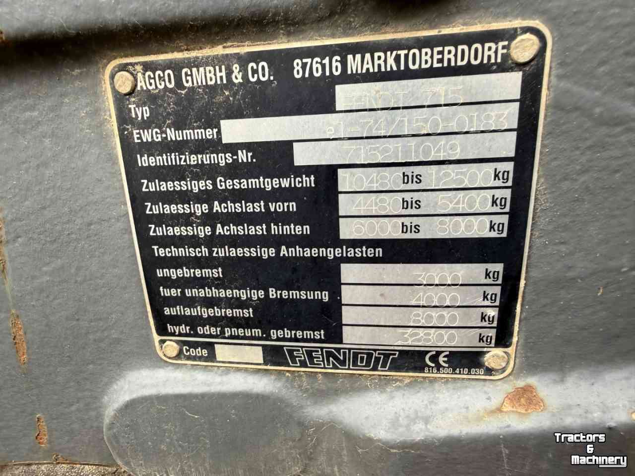 Tractor Fendt 815 vario