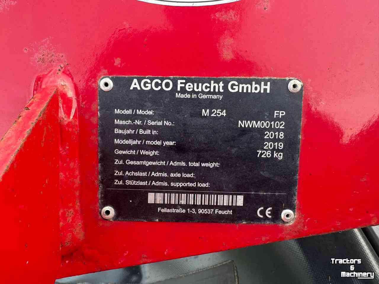 Mower Massey Ferguson M 254 FP