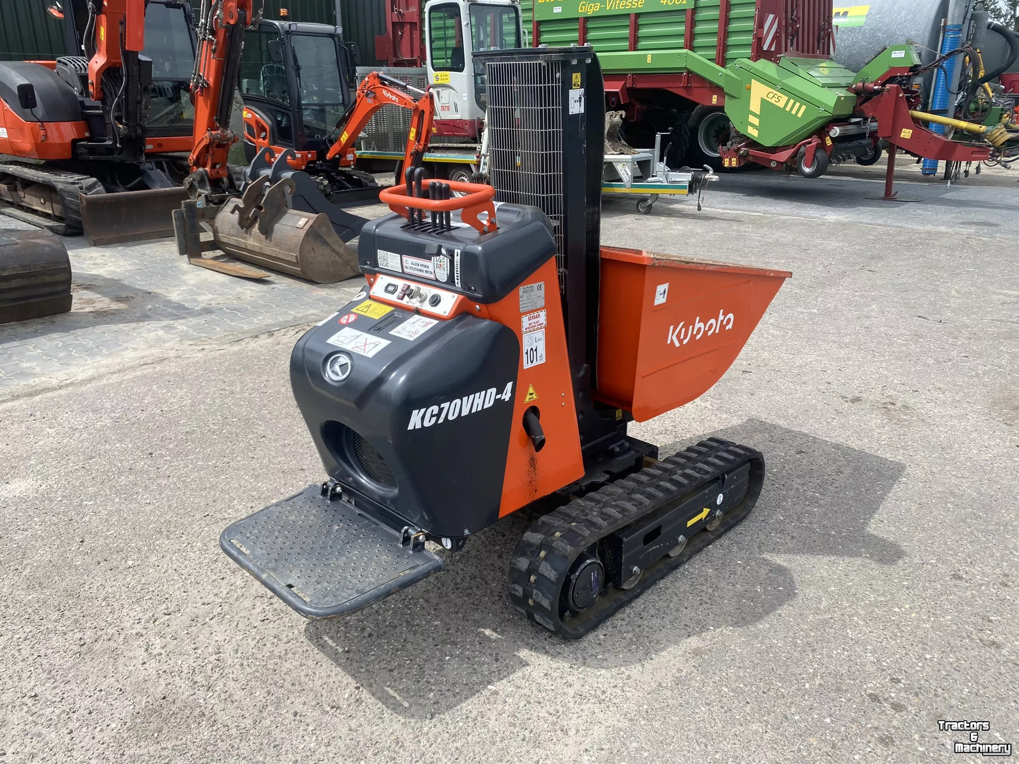 Tracked Earth-dumper Kubota KC 70 VHD-4 Rupsdumper