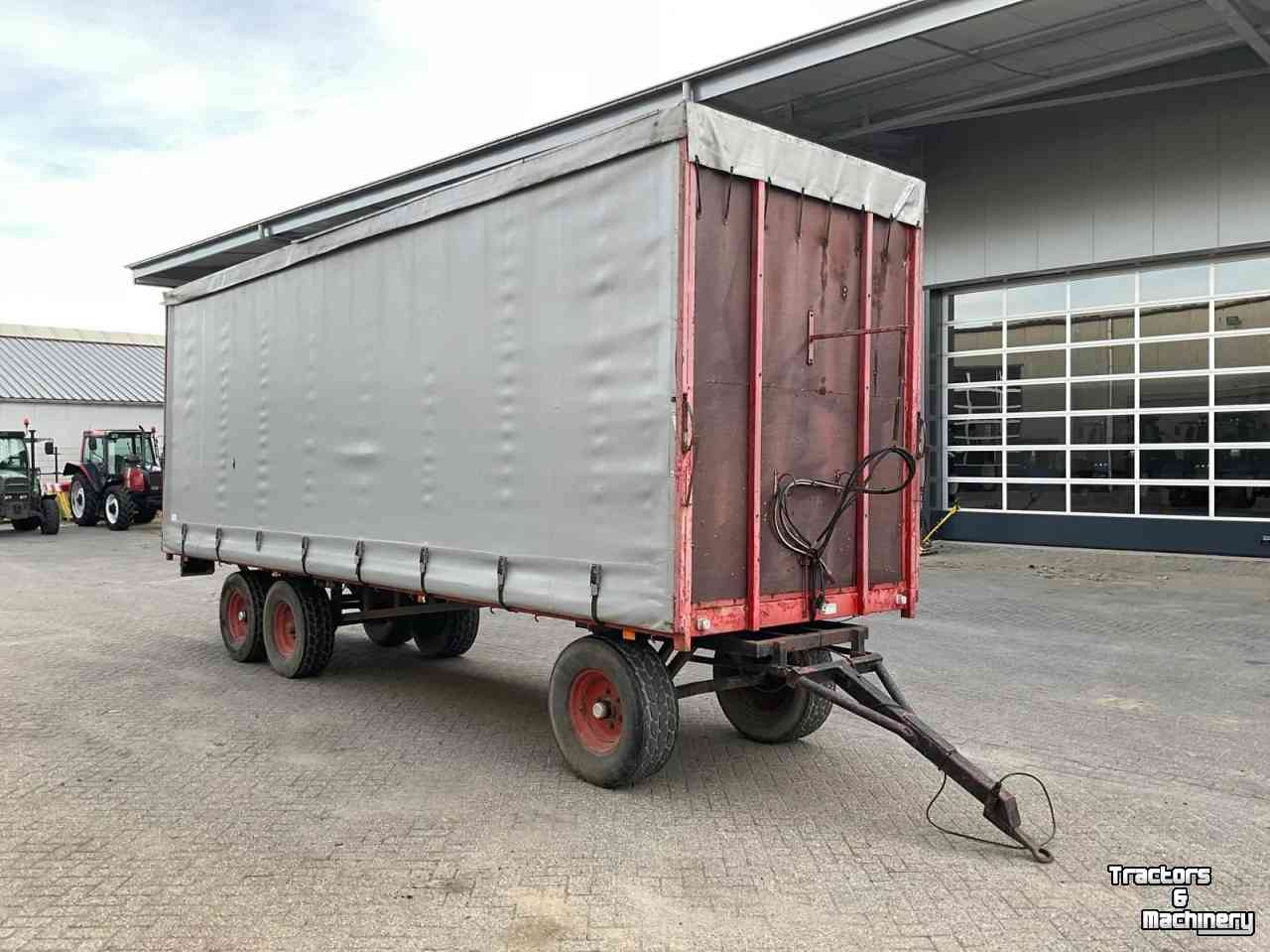 Agricultural wagon Mulder DSHW aanhanger / zeilenwagen