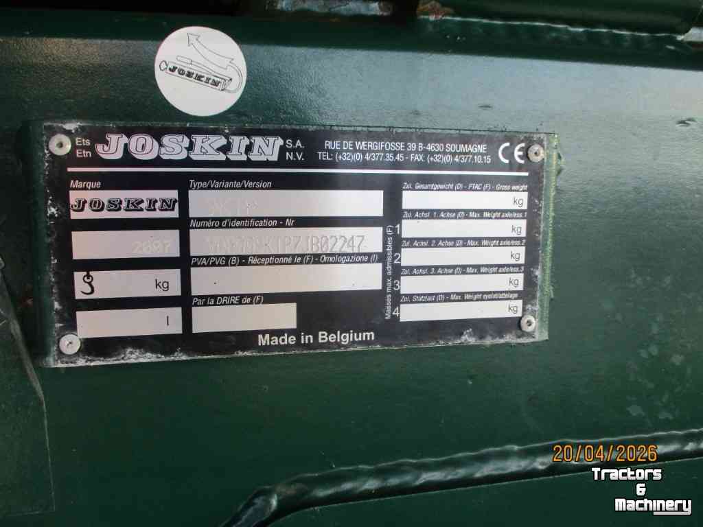Dumptrailer Joskin Trans KTP9/45