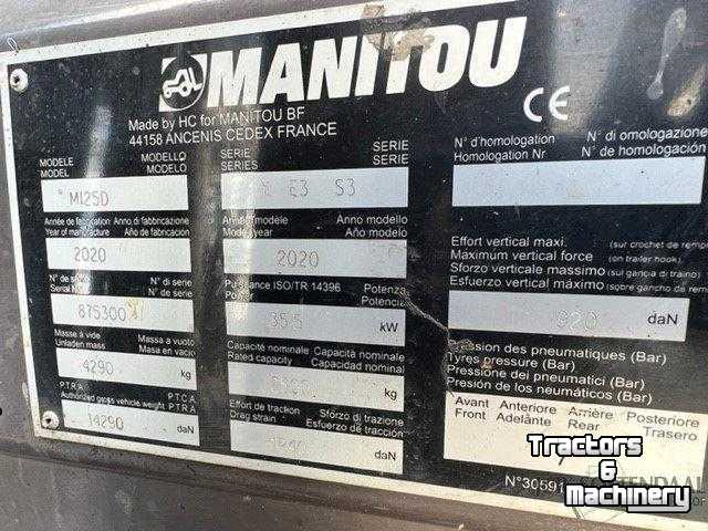 Forklift Manitou MI25 D Heftruck