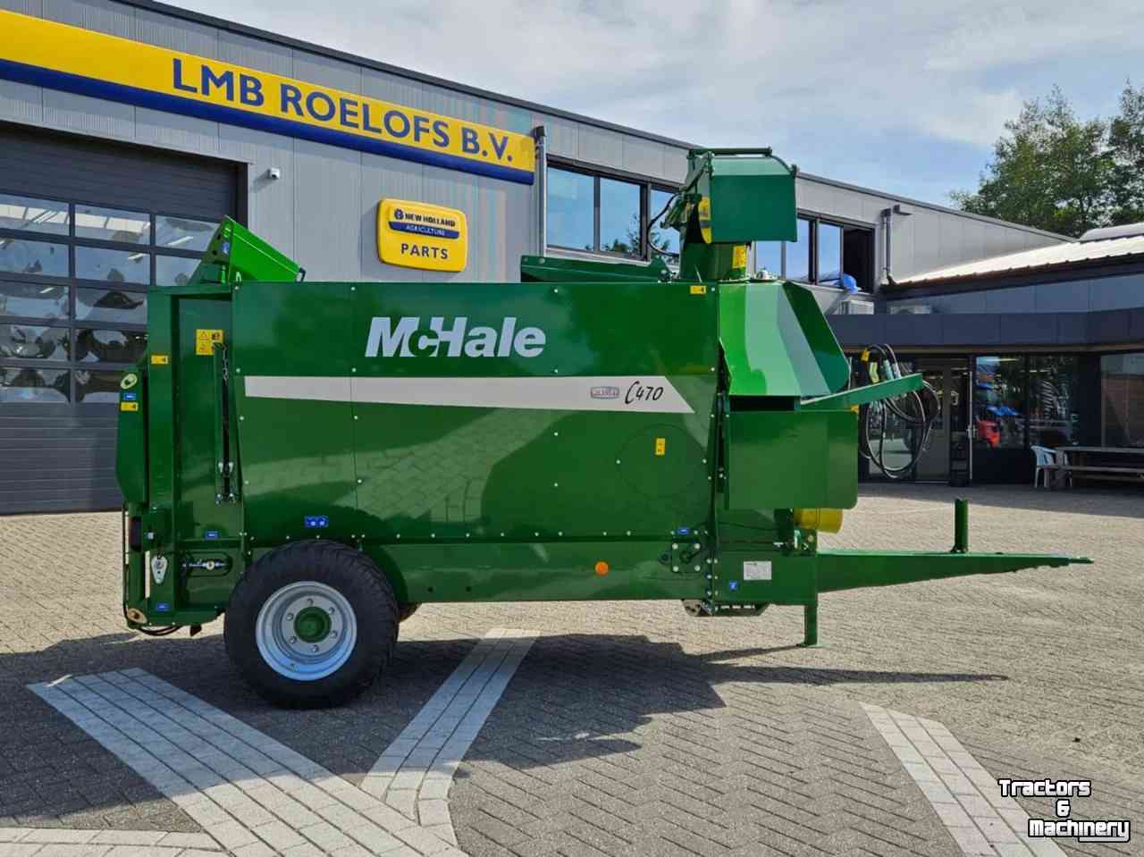 Straw spreader for boxes McHale C470 Stroblazer